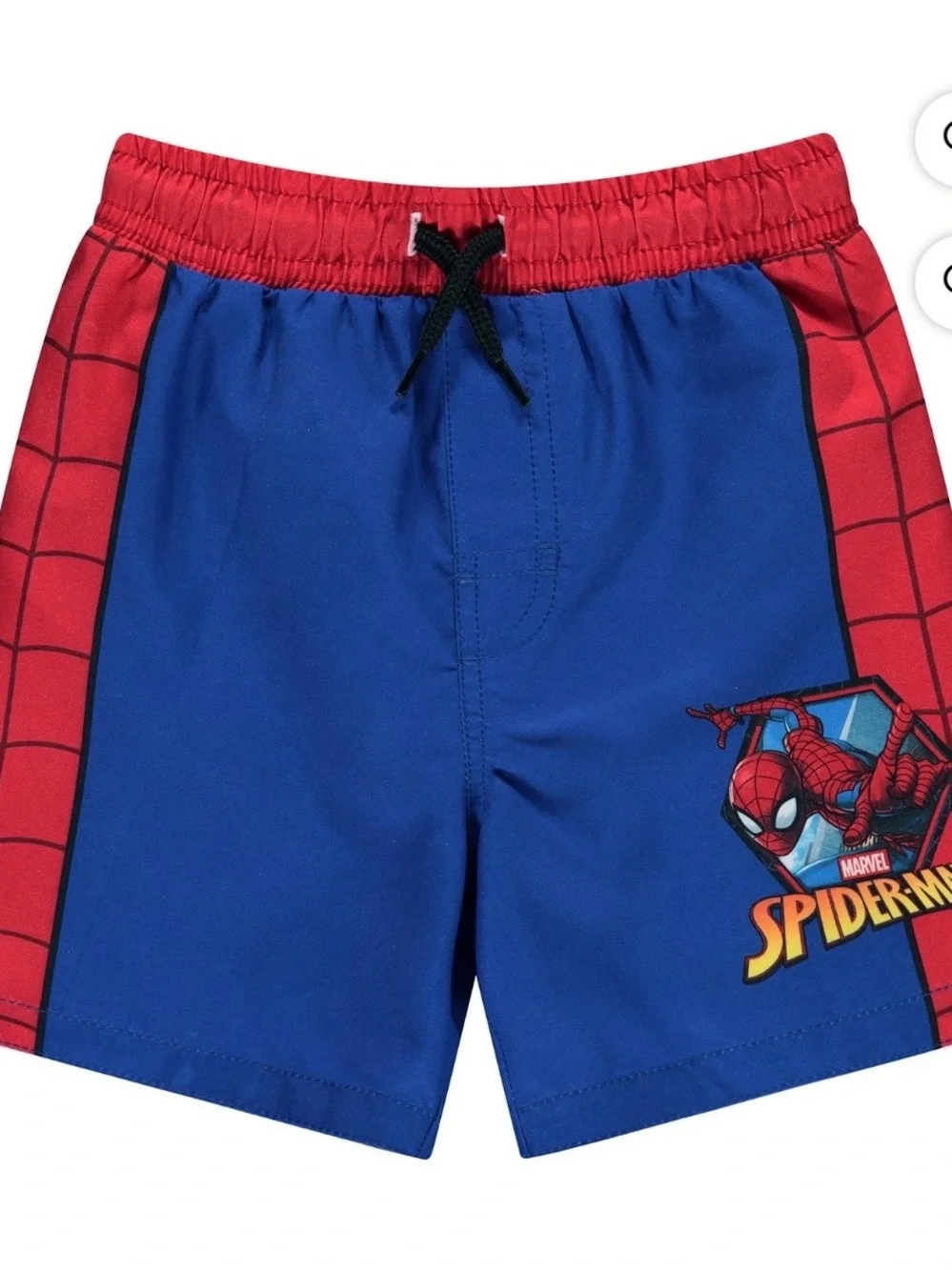 NWT spiderman 2 piece rashguard and swim trunks size 2t